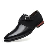 Cross tied double buckle footwear plus size male loafer trendy mix coluor shoe