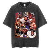 Quality Cotton Hip Hop Streetwear T-shirt 50 Cent Rapper Print Shirt