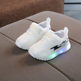 Casual Sneaker Kids Shoes for Girl LED Light Sports Shoes