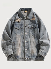 Vintage Distressed Denim Jacket