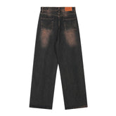 Baggy Pants Mens Y2k Jeans Cotton Casual Denim Trousers