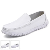 Soft Leather Comfortable Doctor Nurse Work Flats Loafers Shoes