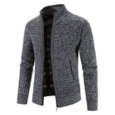 Sweater Jacket Cold Coat Fleece Zipper Cardigan