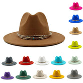 Wide Brimmed Jazz Hat Sombrero Hombre
