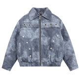 Vintage Pu Leather Jackets Cotton Lined Thermal