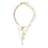 Boho Soft Pottery Starfish Necklace