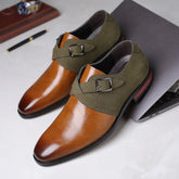Masculino Leather Brown Black Elegant Luxury Suit Shoes