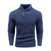 Neck Protection Knitted Thick Elastic Slim Fit Sweater