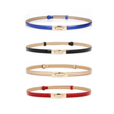 Ceinture en cuir verni