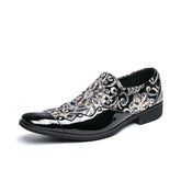 Loafers Fashion Tiger Gold metal Men Flats Shoe