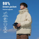 Padded Lightweight Plump Warm Waterproof Hooded down jacket