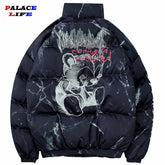 Padded Jacket Men Women Cartoon Bear Jackets