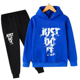 Sportswear Boys and Girls Hoodie+Pants 2-piece Set 3-14 Years Old