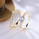 Antique Classic Ring Set 2pcs
