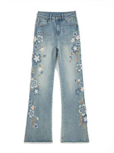 Baggy Jeans Denim Trousers Loose Embroidery Jean