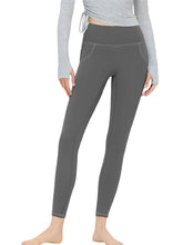 Yoga Leggings Solid Color High Waisted Skinny Joggers Tummy Control Workout