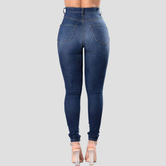 Stretch Skinny Denim Pencil Pants Casual Slim Trousers