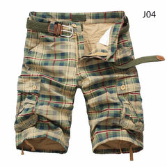 Plaid Beach Camouflage Shorts
