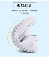 Soft Leather Comfortable Doctor Nurse Work Flats  Loafers  Shoes