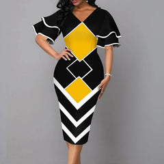 Robe manches courtes