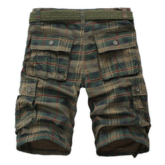 Plaid Beach Camouflage Shorts