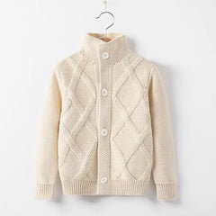 Toddler Boys Knitwear Long-Sleeve Cotton Cardigans