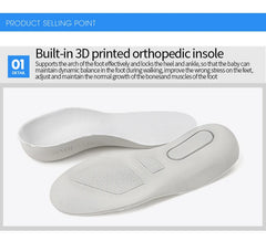 Princepard Orthopedic Sandals Leather Arch Support Correcting Shoes