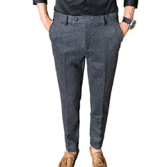 Woolen Pants Thick Trousers Slacks
