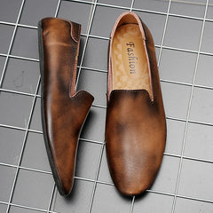 Loafers Soft Leather Flats Shoes