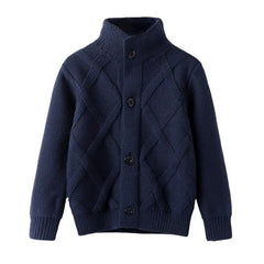 Toddler Boys Knitwear Long-Sleeve Cotton Cardigans