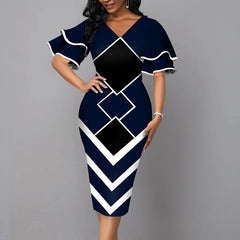 Robe manches courtes