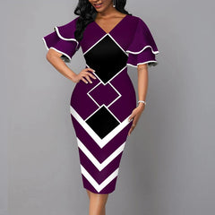 Robe manches courtes