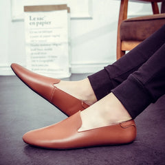Loafers Soft Leather Flats Shoes