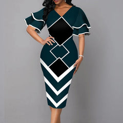 Robe manches courtes