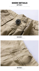 Baggy Multi Pocket Military Cargo Shorts Cotton  Tactical Shorts