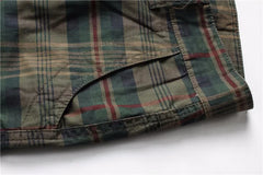 Plaid Beach Camouflage Shorts