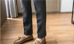 Woolen Pants Thick Trousers Slacks