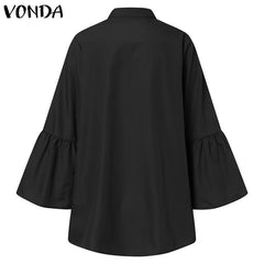 Chemise à manches évasées