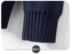 Toddler Boys Knitwear Long-Sleeve Cotton Cardigans