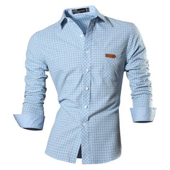 Casual Dress Shirts Fashion Designer Stylish Long Sleeve