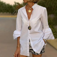 Chemise à manche évasée