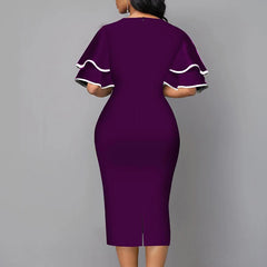 Robe manches courtes