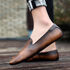 Loafers Soft Leather Flats Shoes