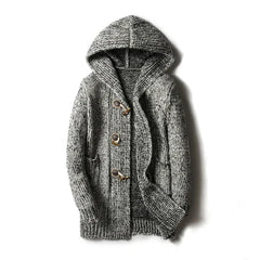 Knitted Sweaters Hooded Coats Casual Widnbreaker Cardigan Jackets Clothing