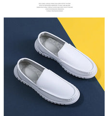 Soft Leather Comfortable Doctor Nurse Work Flats  Loafers  Shoes