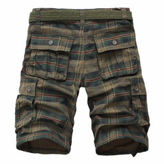 Plaid Beach Camouflage Shorts