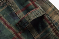 Plaid Beach Camouflage Shorts