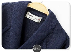 Toddler Boys Knitwear Long-Sleeve Cotton Cardigans
