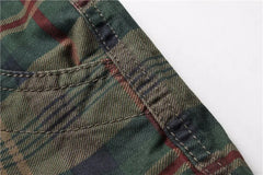 Plaid Beach Camouflage Shorts