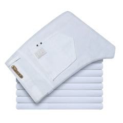 White Jeans Fashion Casual Classic Style Slim Fit Soft Trousers